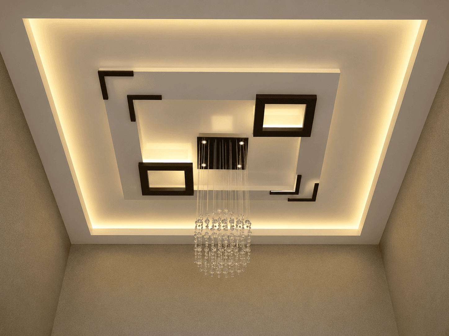 False Ceiling interior designs by Iqbal Interiors
