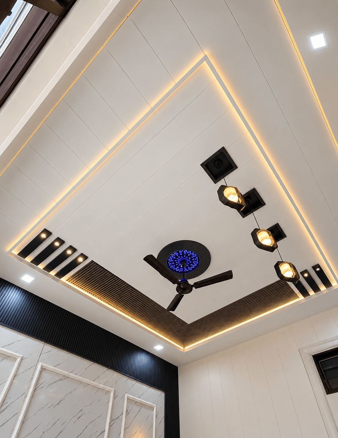 False Ceiling interior by Iqbal Interiors — 4