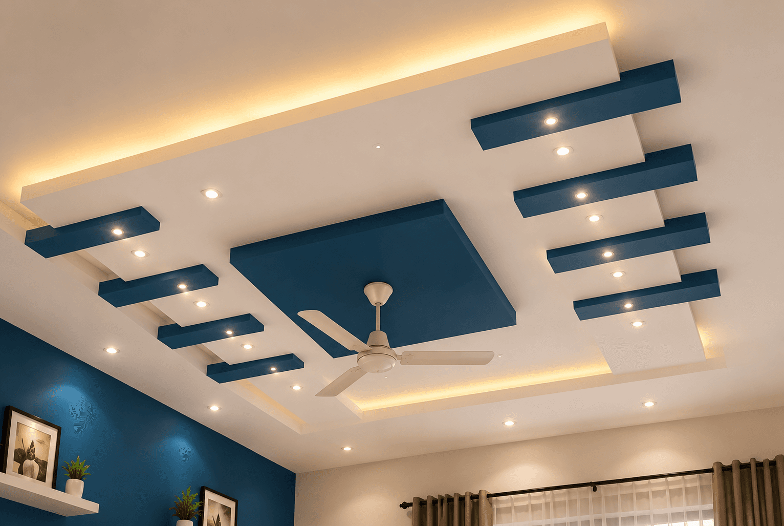 False Ceiling interior by Iqbal Interiors — 7