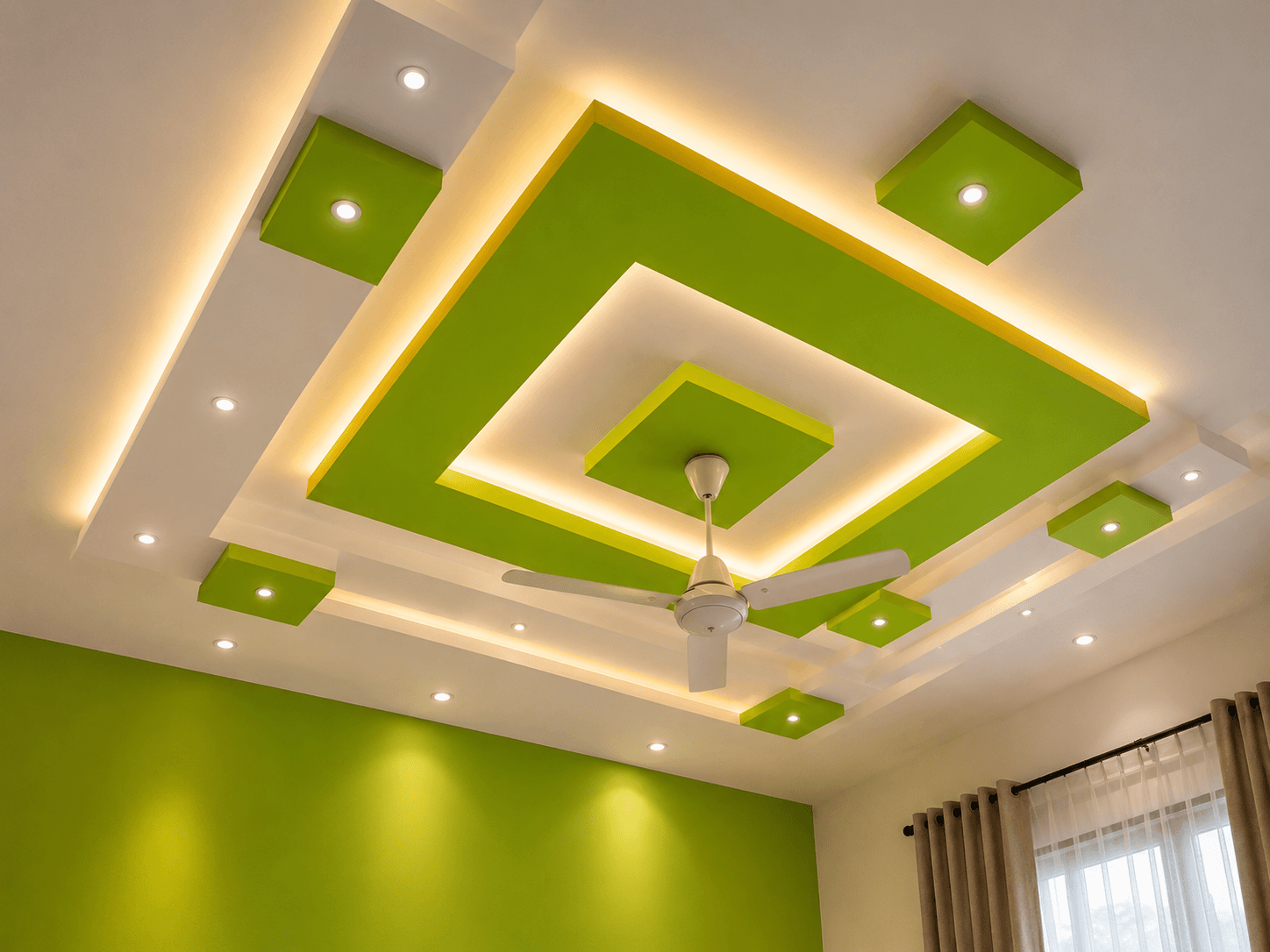 False Ceiling interior by Iqbal Interiors — 9