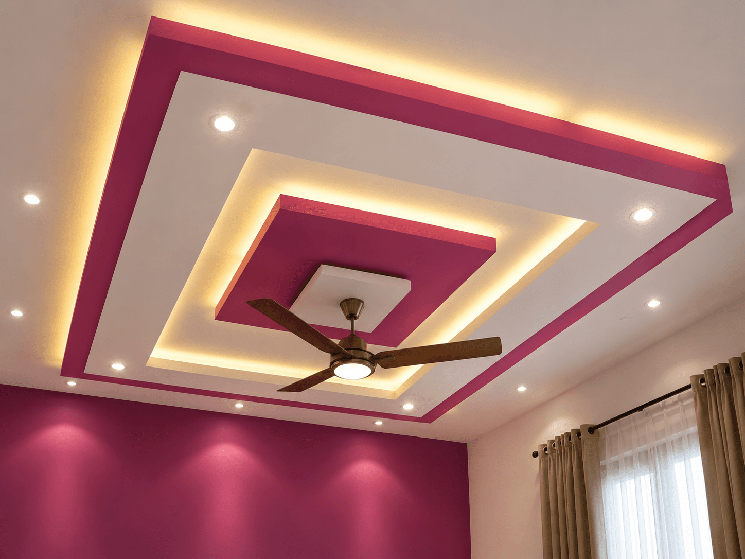 False Ceiling interior by Iqbal Interiors — 10