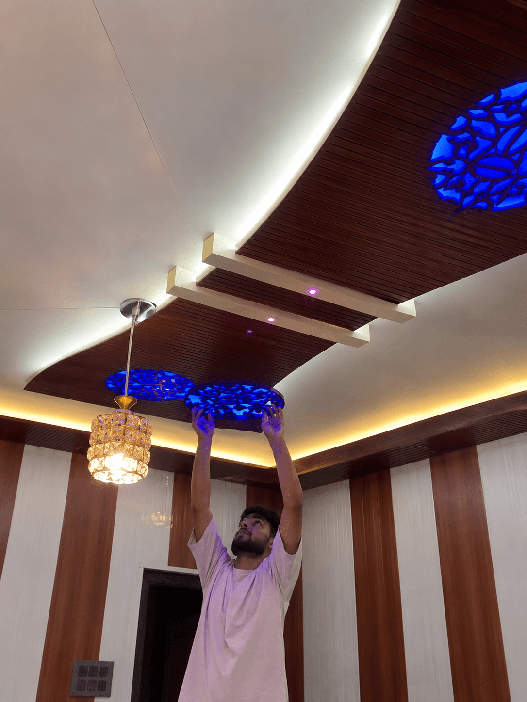 False Ceiling interior by Iqbal Interiors — 19