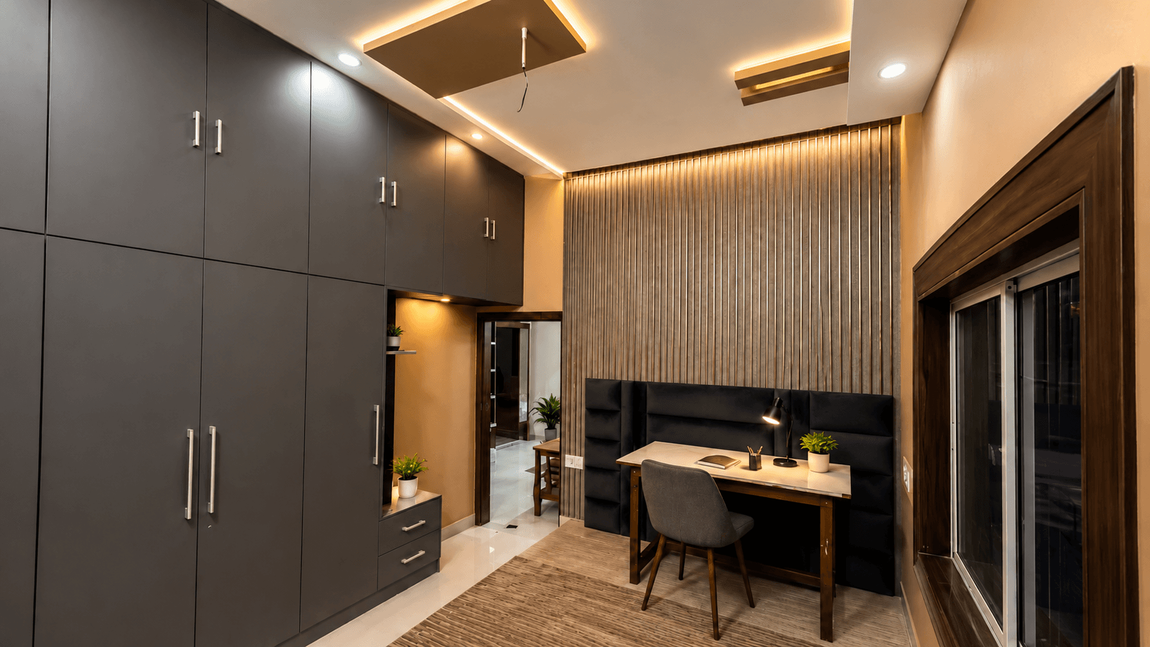Hall interior designs by Iqbal Interiors