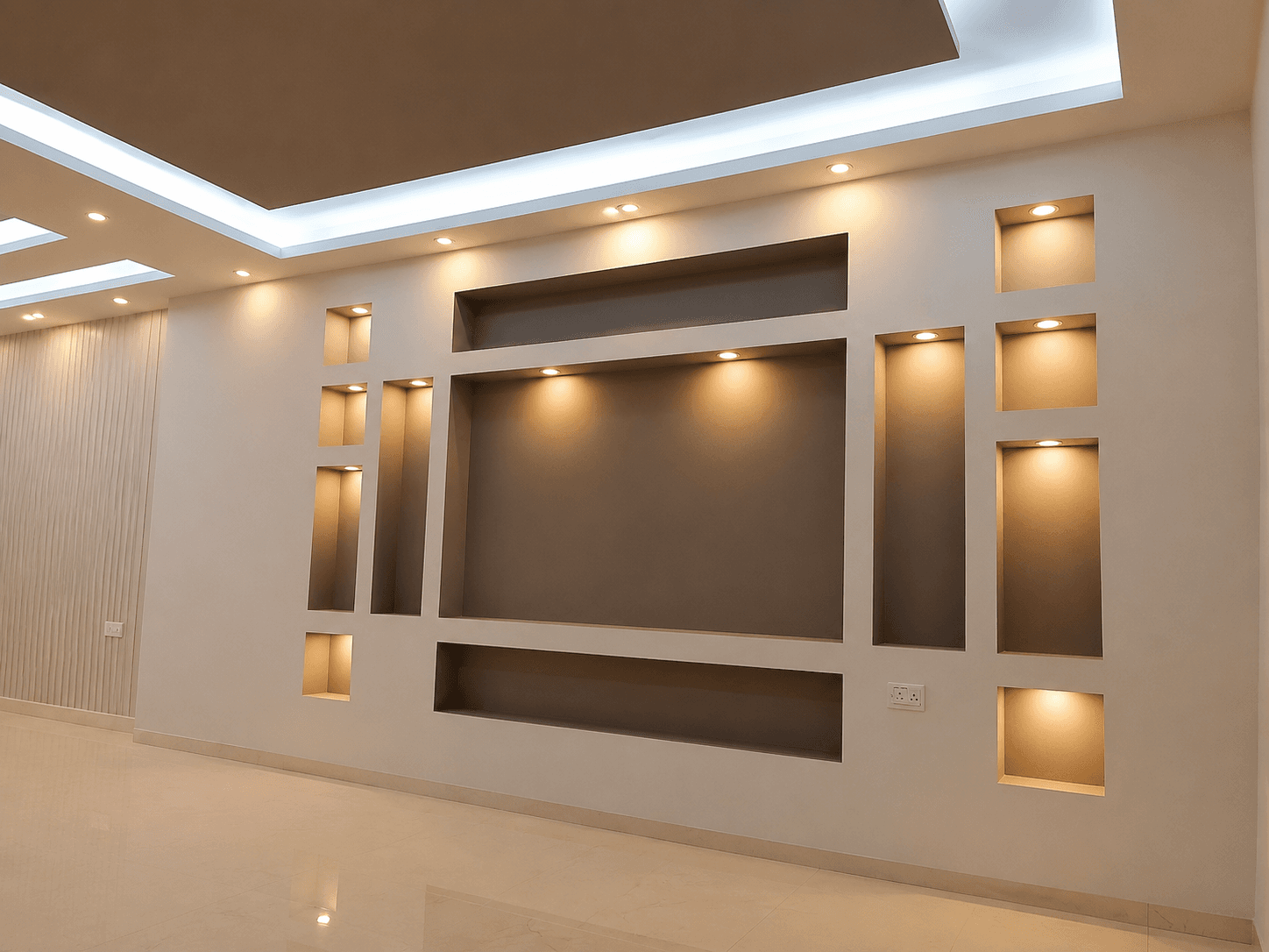 TV Unit interior designs by Iqbal Interiors